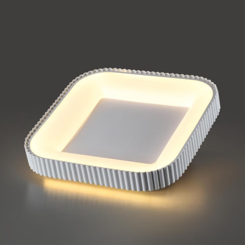 7767/56L AVRA LED SN 578 Светильник металл/белый LED (56Вт+14Вт) 3000-6000K 500х500 IP43 пульт ДУ+подсветка SHARMEL фото 2 7767/56L AVRA LED SN 578 Светильник металл/белый LED (56Вт+14Вт) 3000-6000K 500х500 IP43 пульт ДУ+подсветка SHARMEL фото 2