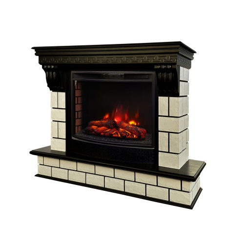Электрокамин RealFlame Castle 25,5 AO античный дуб с очагом Evrika 25,5 LED фото 2 Электрокамин RealFlame Castle 25,5 AO античный дуб с очагом Evrika 25,5 LED фото 2