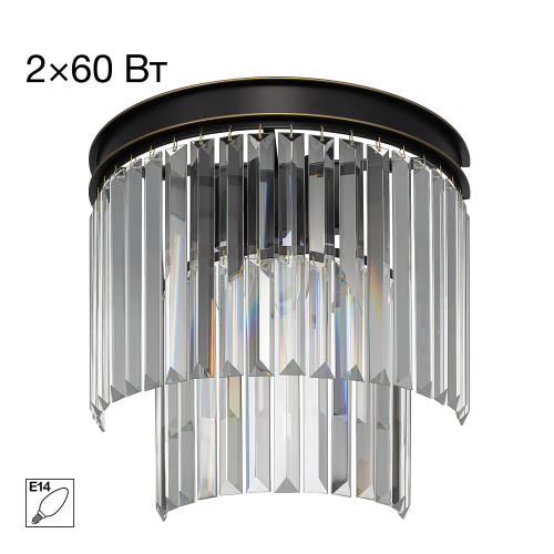 Citilux Мартин CL332321 Бра хрустальное Позрачное Citilux Мартин CL332321 Бра хрустальное Позрачное