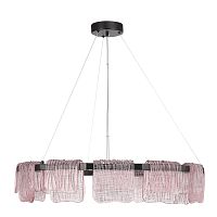 SL6021.403.66 Светильник подвесной ST-Luce черный/розовый LED 1*66W 3000K VOILE