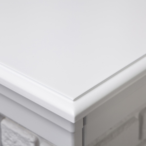 Каминокомплект BRIXTON/ЭЛЬБРУС Белый с очагом Электроочаг SPARTA 25.5 фото 9