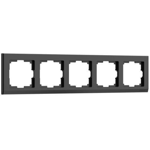 Рамка из поликарбоната на 5 постов Stark черный W0051808