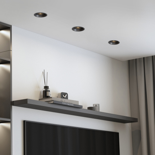 Светильник встраиваемый Punto черный 25016/01 фото 6 Светильник встраиваемый Punto черный 25016/01 фото 6