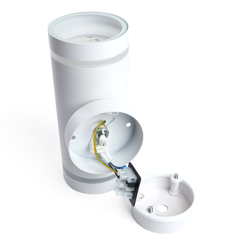 Светильник садово-парковый Feron DH1002, на стену вверх/вниз, 230V, белый фото 4