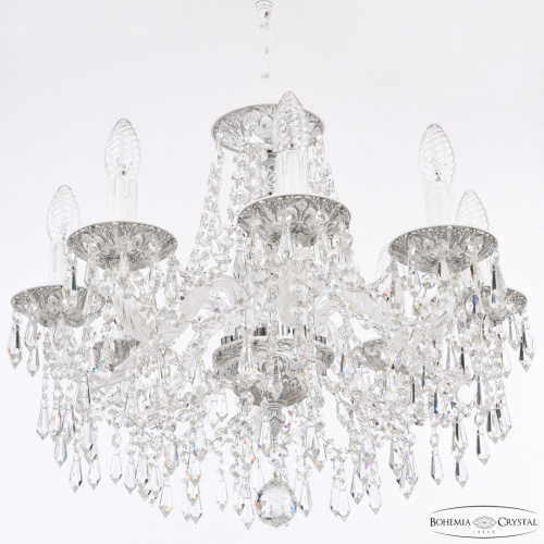 Люстра с хрустальными подвесками AL16303/8/160 WMN Bohemia Ivele Crystal (Богемия Ивеле Кристалл) фото 5