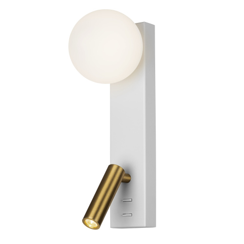 Citilux Декарт CL704450 LED Светильник с выключателем Белый+Бронза фото 3 Citilux Декарт CL704450 LED Светильник с выключателем Белый+Бронза фото 3