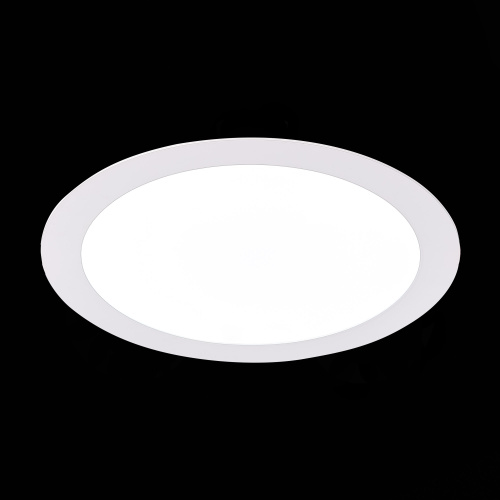 ST209.538.18 Св-к встр. Белый LED 1*18W 3000K 1 296Lm Ra80 110° IP20 D225xH8 90-265V Встраиваемые светильники фото 8