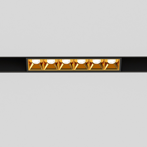 Slim Magnetic Трековый светильник 6W 4000K Artas чёрный/золото 85101/01 85101/01 фото 2 Slim Magnetic Трековый светильник 6W 4000K Artas чёрный/золото 85101/01 85101/01 фото 2