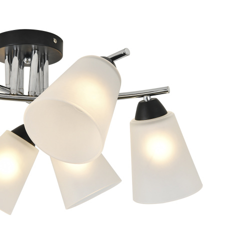 Потолочный светильник Escada 2132/6P E27*60W Black/Chrome фото 4 Потолочный светильник Escada 2132/6P E27*60W Black/Chrome фото 4