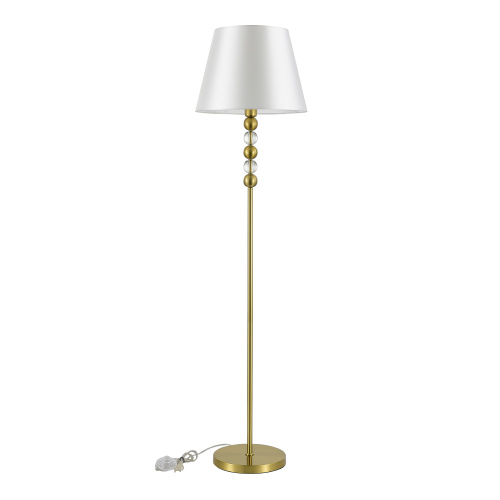 SL2003.305.01 Светильник напольный ST-Luce латунь/белый E27 1*40W AURORA фото 4