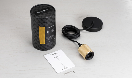 Подвесной светильник Heavy Metal Cross Brass фото 2