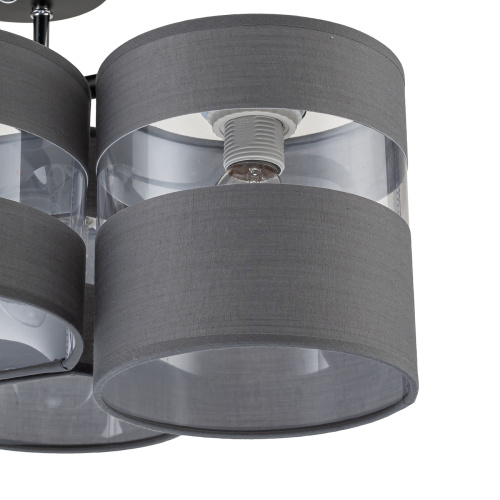 Потолочный светильник Escada 642/4P E27*60W Black фото 3