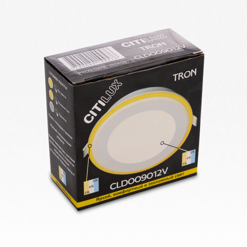 Citilux TRON CLD009012V LED Встраиваемый светильник Белый фото 12 Citilux TRON CLD009012V LED Встраиваемый светильник Белый фото 12