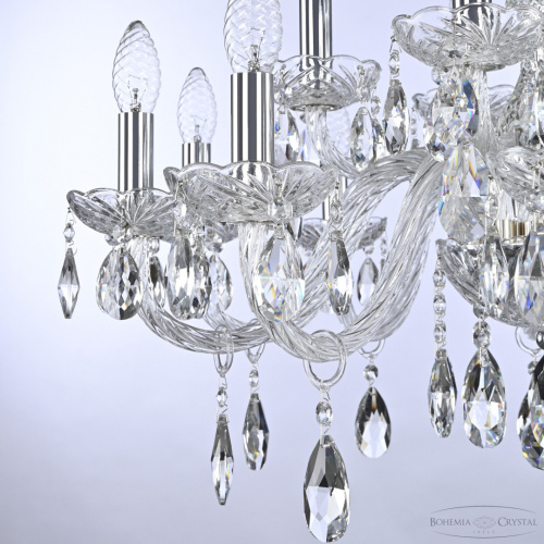 Люстра хрустальная 117/10+5/240 Ni Bohemia Ivele Crystal (Богемия Ивеле Кристалл) фото 3