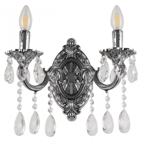 Бра с хрустальными подвесками AL7801B10/2/175 A NB Bohemia Ivele Crystal (Богемия Ивеле Кристалл)