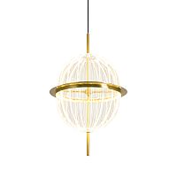 Подвесной светильник 8631P/C copper/clear