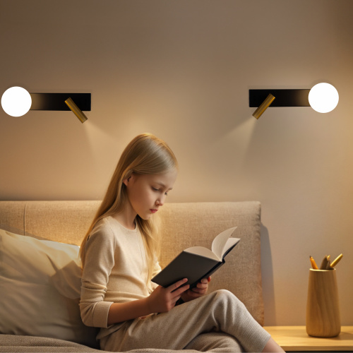 Citilux Декарт CL704451 LED Светильник с выключателем Чёрный+Бронза фото 12