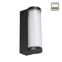 359984 STREET NT26 000 черный Светильник фасадный IP65 LED 12W 220-240V 3000K FLUO