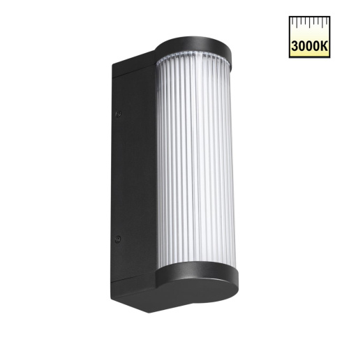 359984 STREET NT26 000 черный Светильник фасадный IP65 LED 12W 220-240V 3000K FLUO 359984 STREET NT26 000 черный Светильник фасадный IP65 LED 12W 220-240V 3000K FLUO