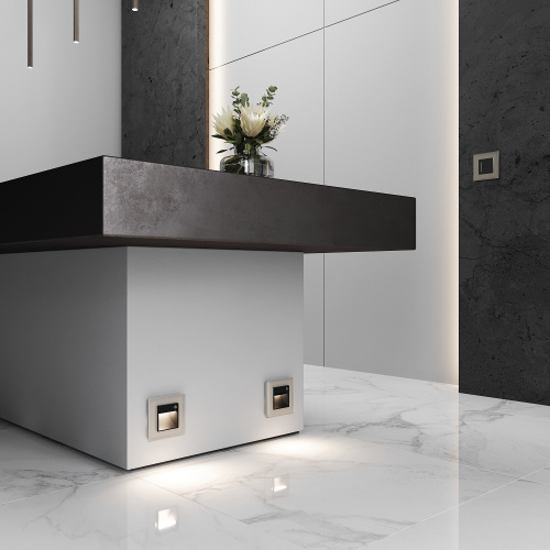 Рамка из стекла на 1 пост Senso дымчатый soft-touch W0013117 фото 2 Рамка из стекла на 1 пост Senso дымчатый soft-touch W0013117 фото 2