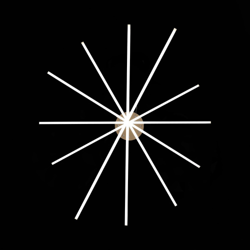 SL394.223.06 Светильник подвесной ST-Luce Матовое золото/Белый LED 6*16,6W 4000K BASONI фото 6