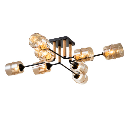 Потолочный светильник Escada 699/8P E27*60W Black Потолочный светильник Escada 699/8P E27*60W Black