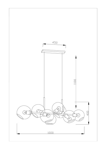 Подвесная люстра Moderli V2171-P Long фото 9