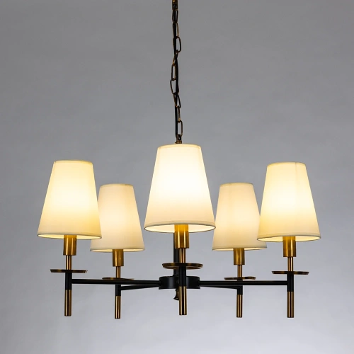 Подвесная люстра Arte Lamp RICCARDO A4075LM-5BK фото 2 Подвесная люстра Arte Lamp RICCARDO A4075LM-5BK фото 2