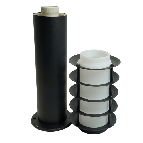 Светильник садово-парковый Feron DH047-450, Техно столб, 18W E27 230V, черный фото 7