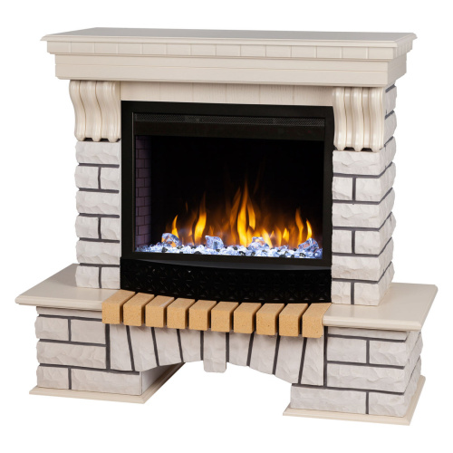 Электрокамин RealFlame Country WT с очагом Saphir 25,5 фото 3 Электрокамин RealFlame Country WT с очагом Saphir 25,5 фото 3