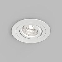 DK2110-WH Встраиваемый влагозащищённый светильник HYDRO, IP44, до 15 Вт LED, GU10, алюминий, белый