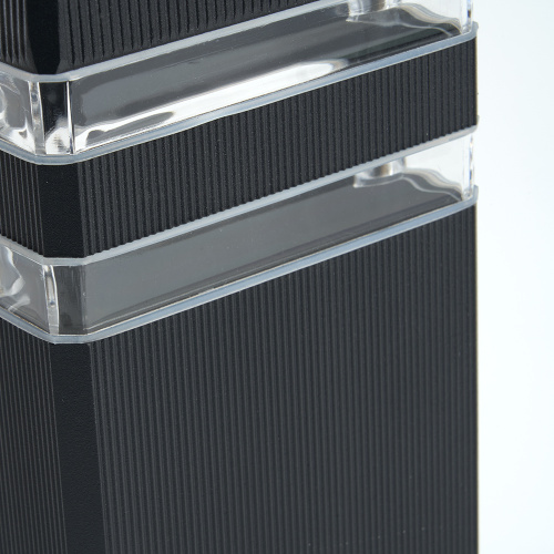 Светильник садово-парковый Feron DH0806, на стену вверх,  E27 230V, черный фото 3