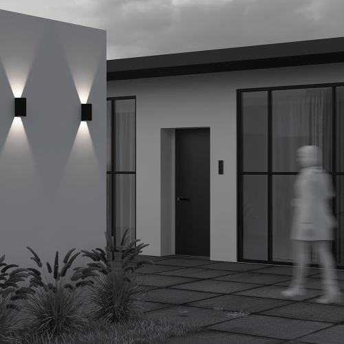 Уличный настенный светильник Outdoor O526WL-L10B3K фото 5