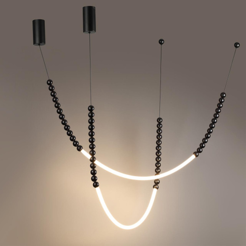 7149/24CL HIGHTECH ODL26 221 Потолочный светильник черный/акрилл/металл IP20 LED 25W 1600Лм 3500K 300° 220V MONELLA фото 4