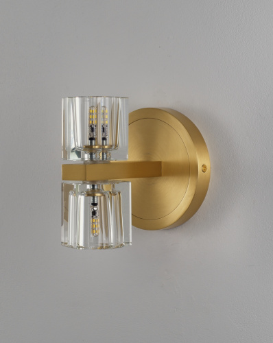 Светильник настенный Moderli V11016-2W Brass фото 3 Светильник настенный Moderli V11016-2W Brass фото 3