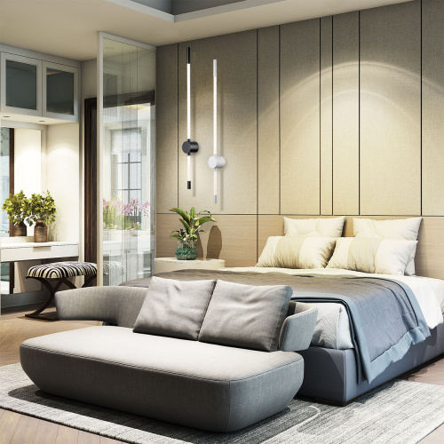 Настенный светильник 14008/1W Black фото 2