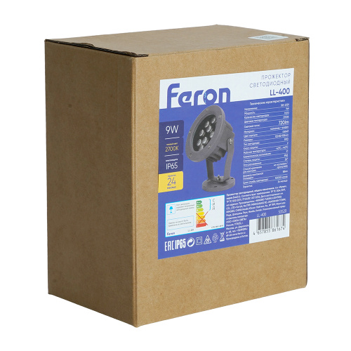 Светодиодный светильник ландшафтно-архитектурный Feron.One LL-400  185-235V 9W 2700K IP65 фото 9