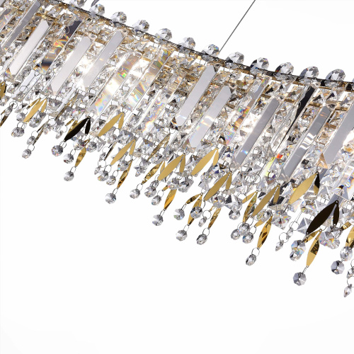 SL1655.213.06 Люстра подвесная ST-Luce Золотистый/Прозрачный E14 6*40W DESIO фото 2