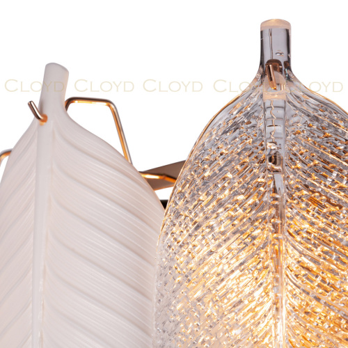 Люстра Cloyd TRAPESUND C19 / Ø62 см - бел.керамика - золото (арт.10662) фото 2