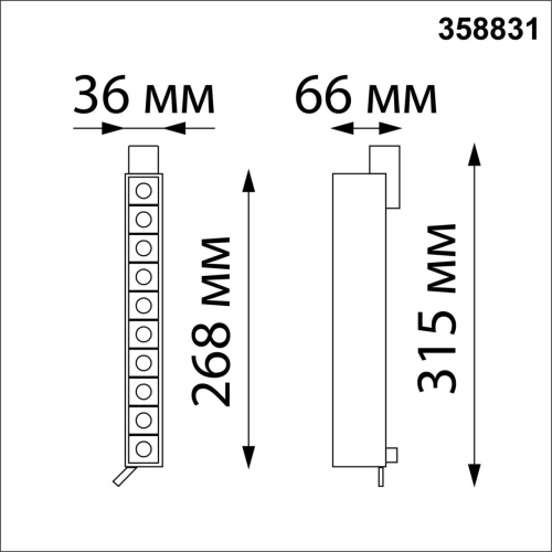 358831 PORT NT22 270 черный Светильник трековый однофазный трехжильный IP20 LED 4000K 16W 220V ITER 358831 PORT NT22 270 черный Светильник трековый однофазный трехжильный IP20 LED 4000K 16W 220V ITER