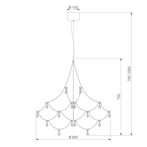 Подвесная люстра Bogates Adit 90400 LED a072123 фото 2 Подвесная люстра Bogates Adit 90400 LED a072123 фото 2