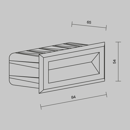 Подсветка для лестниц Outdoor O045SL-L3B3K фото 4
