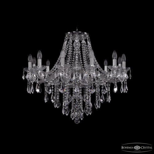 Люстра хрустальная 1415/12/300 Ni Leafs Люстра хрустальная 1415/12/300 Ni Leafs