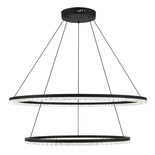 SL1018.403.02 Светильник подвесной ST-Luce черный/прозрачный LED 1*96W 4000K EUCLIDICS фото 4