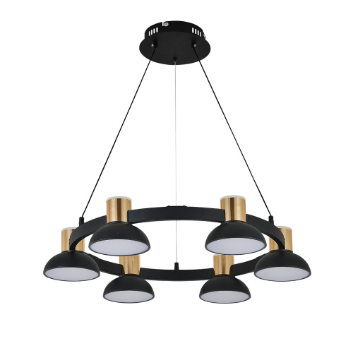 Подвесной светильник 11059/6P Black фото 2