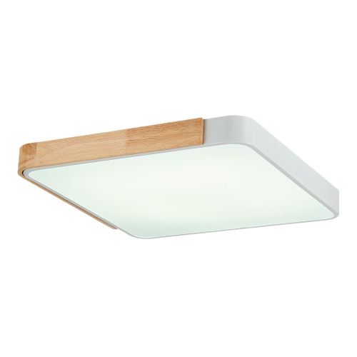 SLE201252-01 Светильник потолочный Белый, Светлое дерево/Белый LED 1*42W 3000K/4000K/6000K FESTA фото 6
