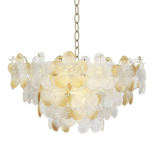 SL6240.203.12 Светильник подвесной ST-Luce золотистый/Прозрачный, янтарный E14 12*60W TENDER фото 4