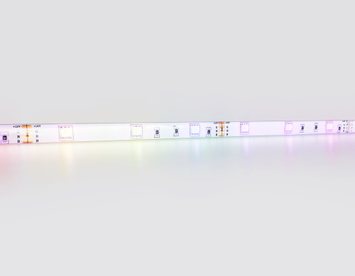 Светодиодная лента 12В 5050 30Led 7.2Вт/м Цветная RGB IP65 5м фото 2