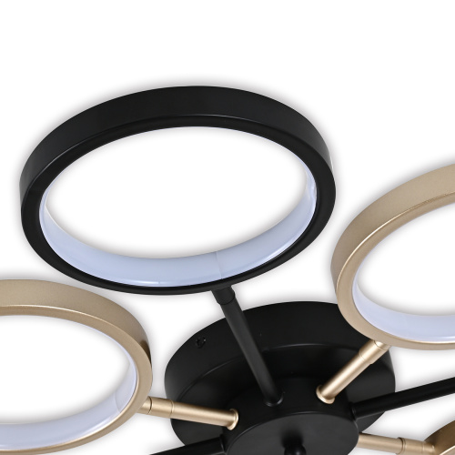 Потолочный светильник Escada 10262/8 LED*50W Black/Gold фото 3 Потолочный светильник Escada 10262/8 LED*50W Black/Gold фото 3