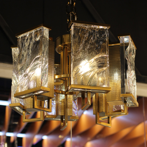 Люстра Cloyd MINERAL C6 / Ø55 см - хрусталь - латунь (арт.10284) фото 2